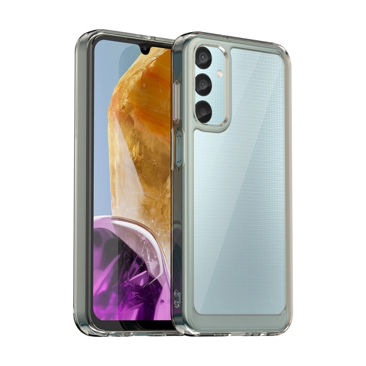 For Samsung Galaxy F15 Colorful Series Acrylic Hybrid TPU Phone Case(Transparent Grey) by buy2fix