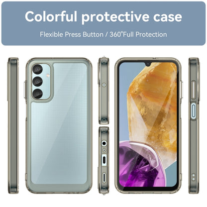 For Samsung Galaxy F15 Colorful Series Acrylic Hybrid TPU Phone Case(Transparent Grey) by buy2fix