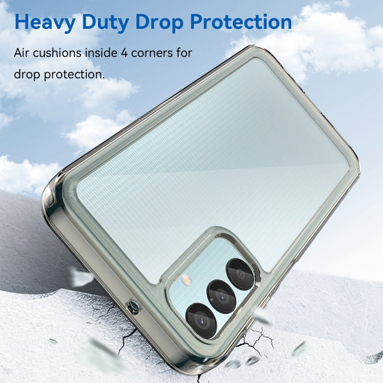 For Samsung Galaxy F15 Colorful Series Acrylic Hybrid TPU Phone Case(Transparent Grey) by buy2fix