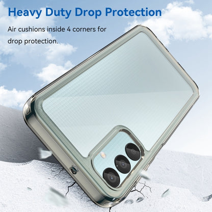 For Samsung Galaxy F15 Colorful Series Acrylic Hybrid TPU Phone Case(Transparent Grey) by buy2fix