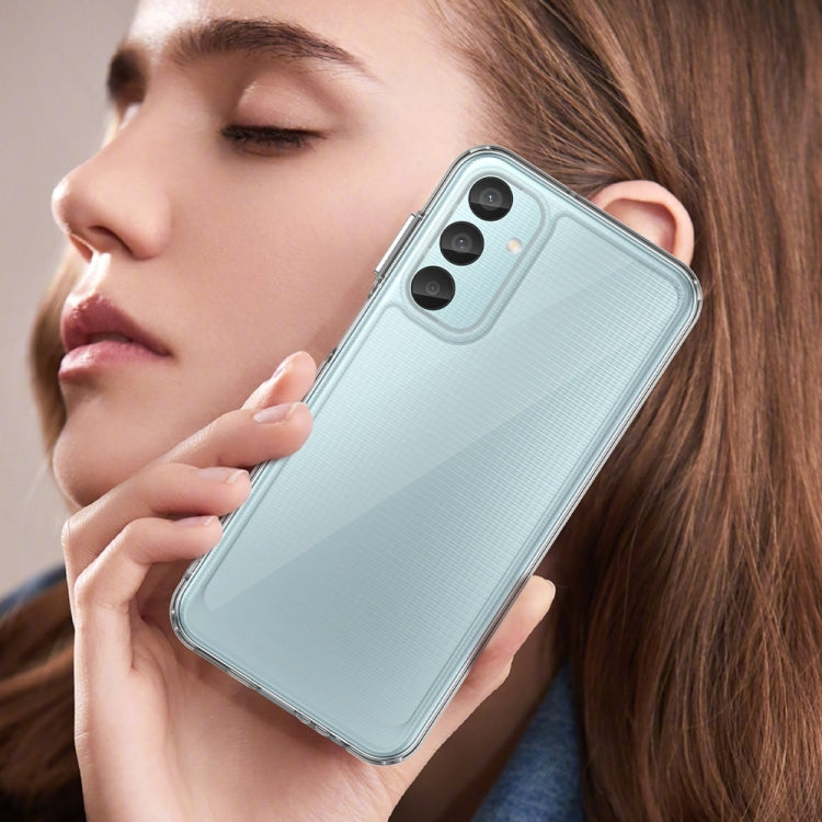 For Samsung Galaxy F15 Colorful Series Acrylic Hybrid TPU Phone Case(Transparent) by buy2fix