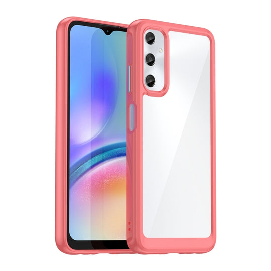 For Samsung Galaxy M14 4G Colorful Series Acrylic Hybrid TPU Phone Case(Red)