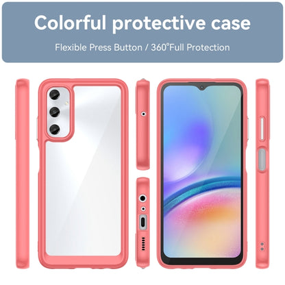 For Samsung Galaxy M14 4G Colorful Series Acrylic Hybrid TPU Phone Case(Red) by buy2fix