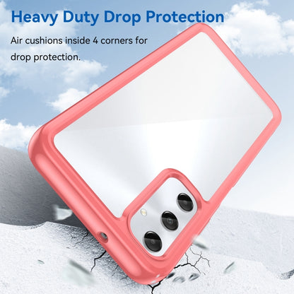 For Samsung Galaxy M14 4G Colorful Series Acrylic Hybrid TPU Phone Case(Red) by buy2fix