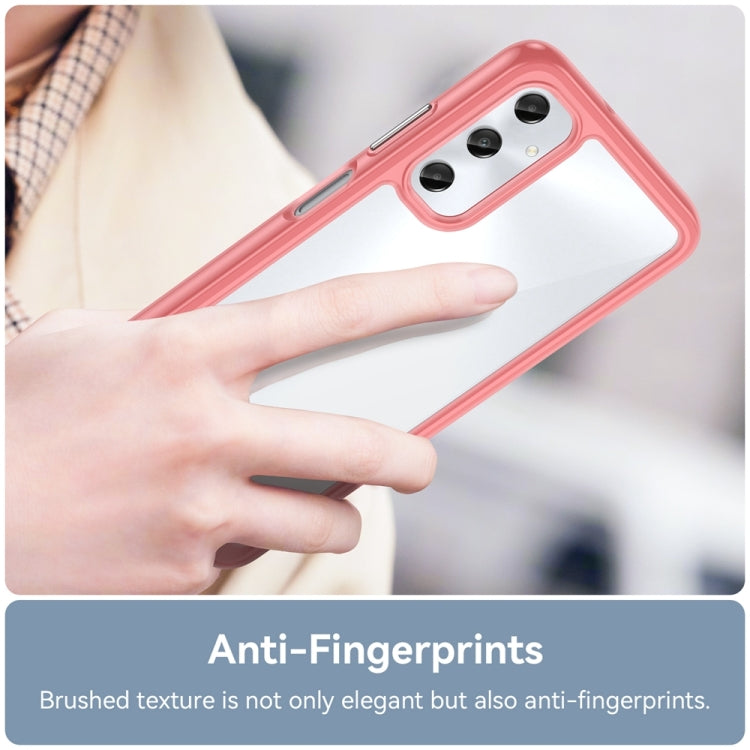 For Samsung Galaxy M14 4G Colorful Series Acrylic Hybrid TPU Phone Case(Red) by buy2fix