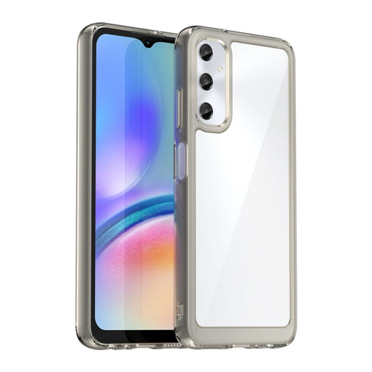 For Samsung Galaxy M14 4G Colorful Series Acrylic Hybrid TPU Phone Case(Transparent Grey) by buy2fix
