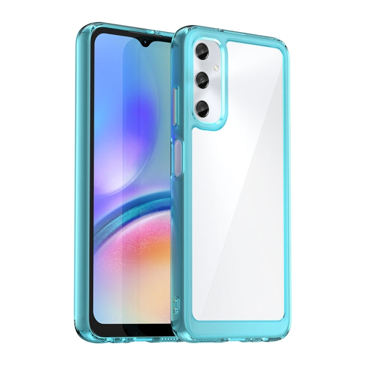 For Samsung Galaxy M14 4G Colorful Series Acrylic Hybrid TPU Phone Case(Transparent Blue) by buy2fix