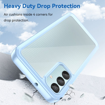 For Samsung Galaxy M15 Colorful Series Acrylic Hybrid TPU Phone Case(Blue) by buy2fix