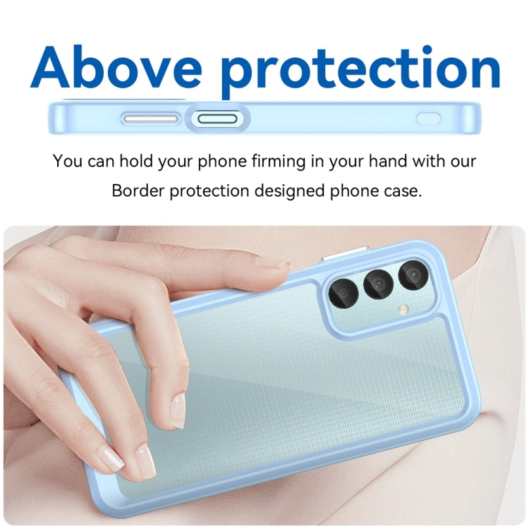 For Samsung Galaxy M15 Colorful Series Acrylic Hybrid TPU Phone Case(Blue) by buy2fix