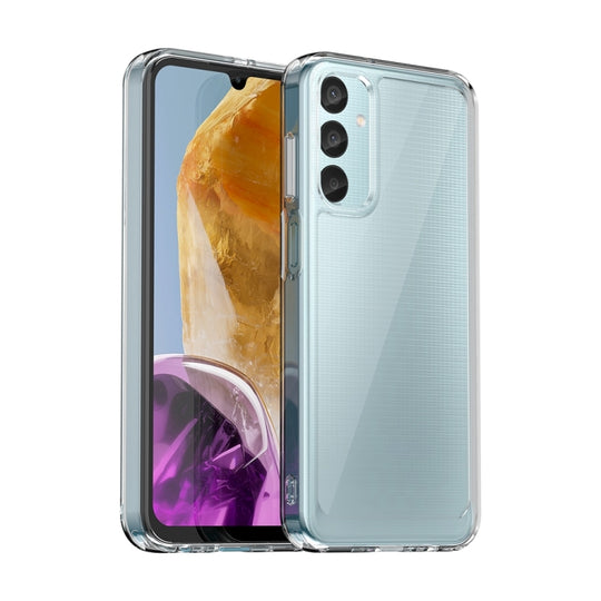 For Samsung Galaxy M15 Colorful Series Acrylic Hybrid TPU Phone Case(Transparent)