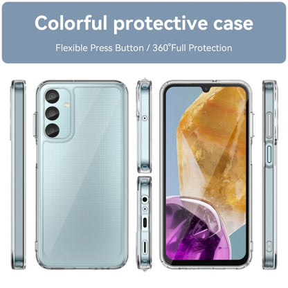 For Samsung Galaxy M15 Colorful Series Acrylic Hybrid TPU Phone Case(Transparent) by buy2fix