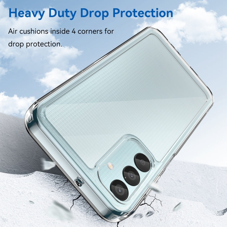 For Samsung Galaxy M15 Colorful Series Acrylic Hybrid TPU Phone Case(Transparent) by buy2fix