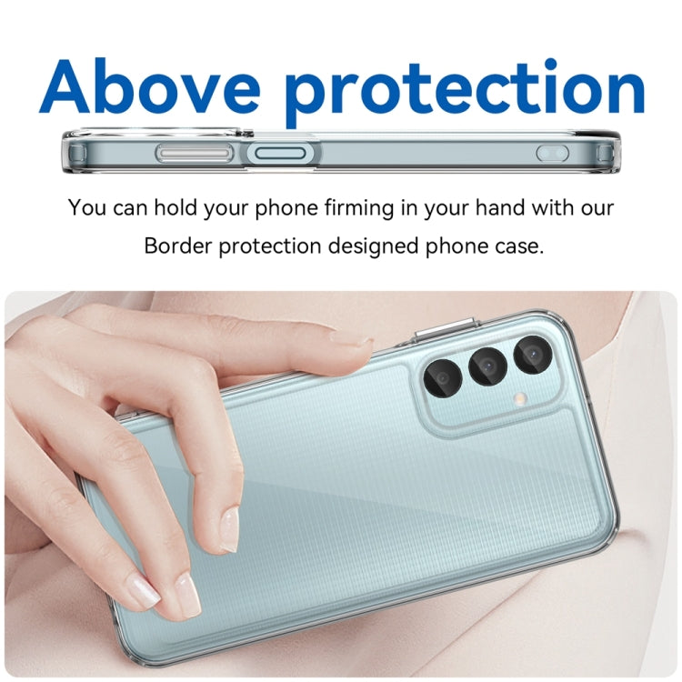 For Samsung Galaxy M15 Colorful Series Acrylic Hybrid TPU Phone Case(Transparent) by buy2fix