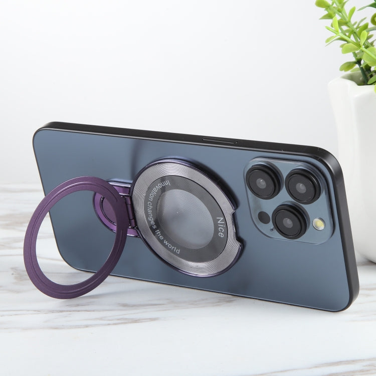 Fulcrum Support Phone Ring Holder(Dark Purple) - Ring Holder by buy2fix | Online Shopping UK | buy2fix