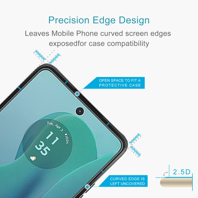 For Motorola Moto G 5G 2024 10pcs 0.26mm 9H 2.5D Tempered Glass Film by buy2fix