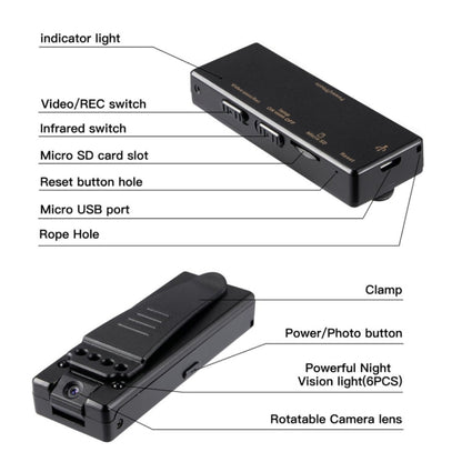 Z8 HD 1080P Surveillance Camera Recorder Pen with Clip(Black) by buy2fix