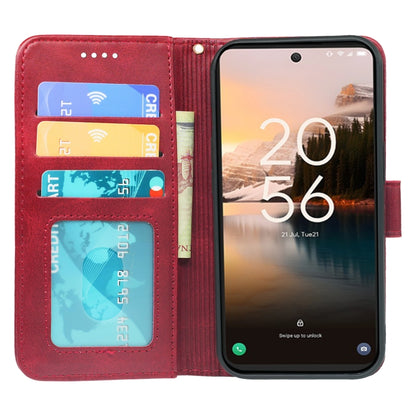 For TCL 40 NXTpaper 4G Leather Phone Case(Red) - TCL by buy2fix | Online Shopping UK | buy2fix