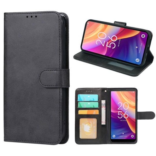 For TCL 501 Leather Phone Case(Black)