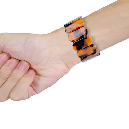 For Apple Watch SE 2023 44mm Stretch Rope Resin Watch Band(Ice Green) by buy2fix