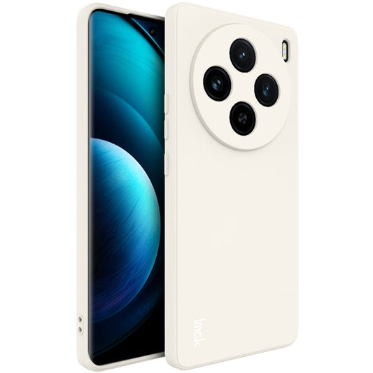 For vivo X100 5G imak UC-4 Series Straight Edge TPU Phone Case(White) - vivo Cases by imak | Online Shopping UK | buy2fix