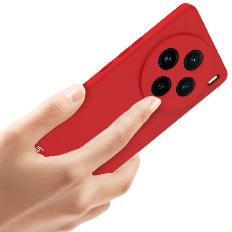 For vivo X100 5G imak UC-4 Series Straight Edge TPU Phone Case(Red) - vivo Cases by imak | Online Shopping UK | buy2fix