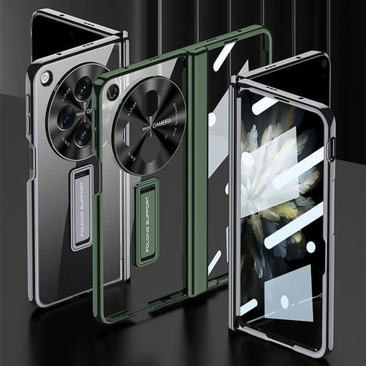 For OPPO Find N3 / OnePlus Open GKK Integrated Magnetic Fold Hinge Shockproof Phone Case(Green) - OPPO Cases by GKK | Online Shopping UK | buy2fix