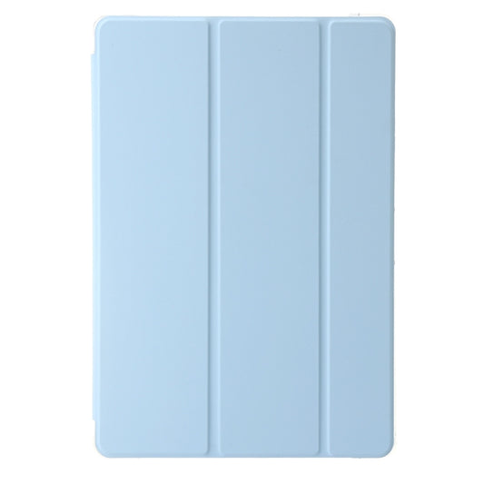 For Huawei Matepad 11 Pro 2024 Clear Acrylic 3-Fold Leather Tablet Case(Ice Blue) - Huawei by buy2fix | Online Shopping UK | buy2fix