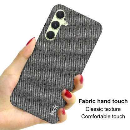 For Samsung Galaxy A55 5G imak Ruiyi Series Cloth Texture PU + PC Phone Case(Black) by imak