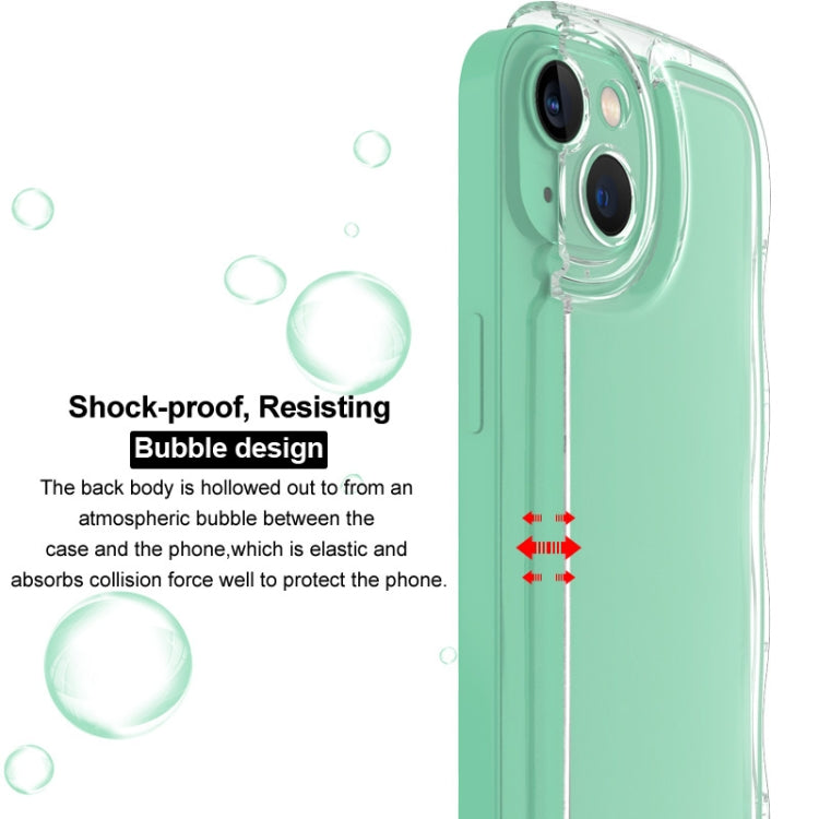 For iPhone 15 IMAK Wave Bubble Soft Shockproof Phone Case(Purple) - iPhone 15 Cases by imak | Online Shopping UK | buy2fix