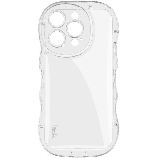 For iPhone 15 Pro Max IMAK Wave Bubble Soft Shockproof Phone Case(Transparent) by imak