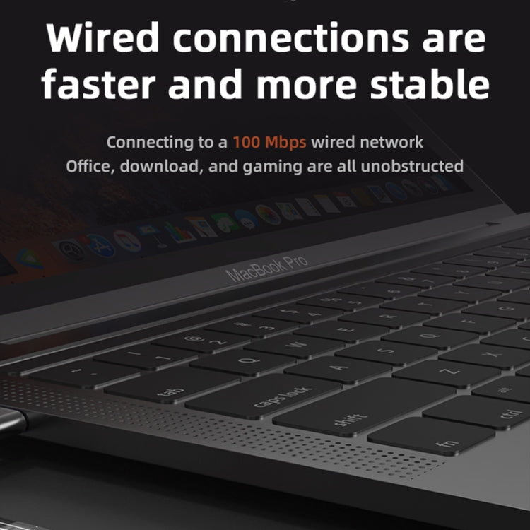 SW5R 5 in 1 Type-C to PD + USB3.0 + USB2.0 + HDMI + RJ45 HUB Docking Station(Grey) by buy2fix