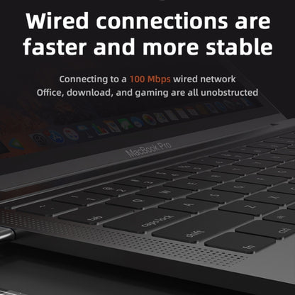 SW5R 5 in 1 Type-C to PD + USB3.0 + USB2.0 + HDMI + RJ45 HUB Docking Station(Grey) by buy2fix