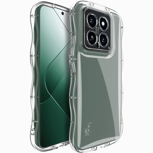 For Xiaomi 14 5G IMAK Wave Bubble Soft Shockproof Phone Case(Transparent) - Xiaomi Cases by imak | Online Shopping UK | buy2fix