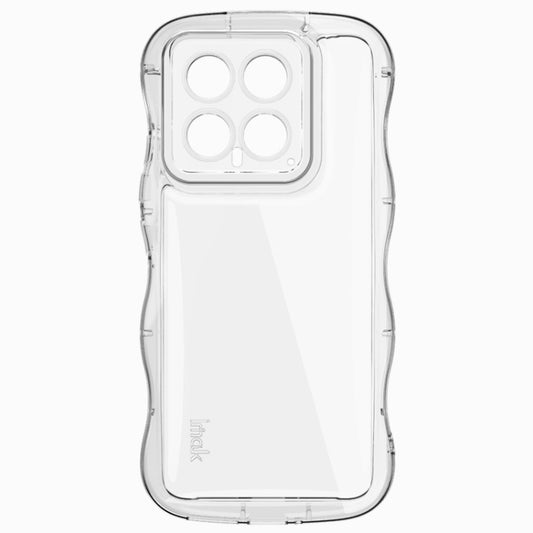 For Xiaomi 14 5G IMAK Wave Bubble Soft Shockproof Phone Case(Transparent) - Xiaomi Cases by imak | Online Shopping UK | buy2fix