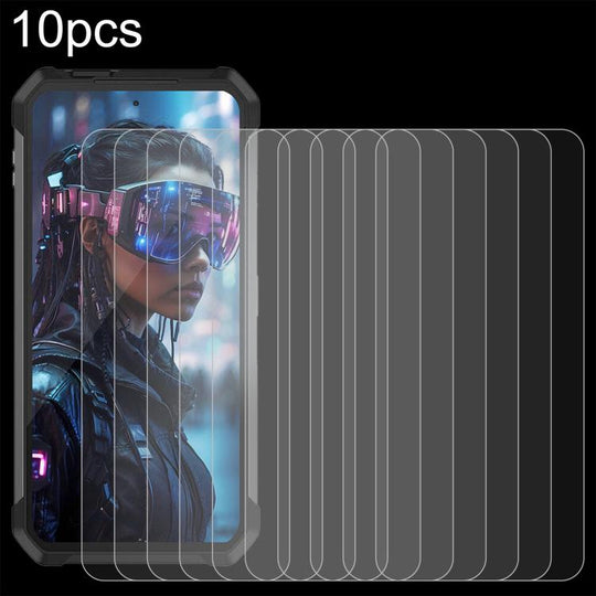 For Unihertz 8849 Tank 4 Pro / 8849 Tank 4 10pcs 0.26mm 9H 2.5D Tempered Glass Film