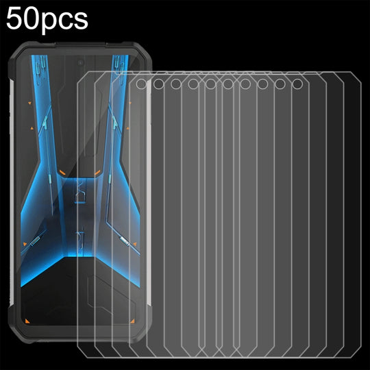 For Unihertz 8849 Tank 2 Pro 50pcs 0.26mm 9H 2.5D Tempered Glass Film