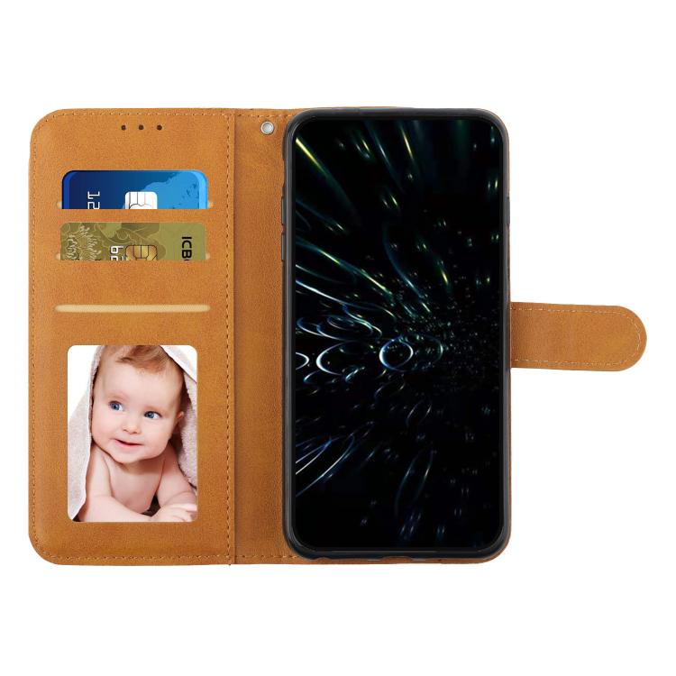 For Google Pixel 10 / 10 Pro Stitching Calf Texture Buckle Leather Phone Case(Yellow) - Google Cases by buy2fix | Online Shopping UK | buy2fix