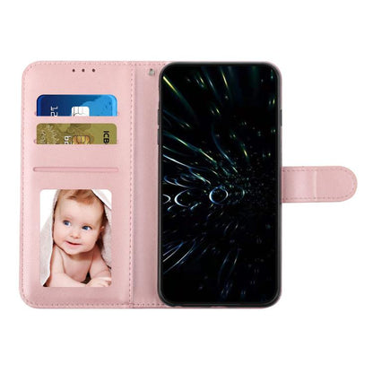 For Google Pixel 10 Pro XL Stitching Calf Texture Buckle Leather Phone Case(Pink) - Google Cases by buy2fix | Online Shopping UK | buy2fix