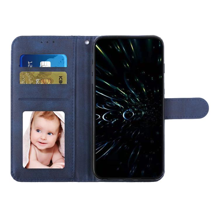 For Google Pixel 10 Pro XL Stitching Calf Texture Buckle Leather Phone Case(Blue) - Google Cases by buy2fix | Online Shopping UK | buy2fix