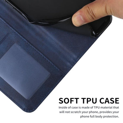 For Google Pixel 10 Pro XL Stitching Calf Texture Buckle Leather Phone Case(Blue) - Google Cases by buy2fix | Online Shopping UK | buy2fix