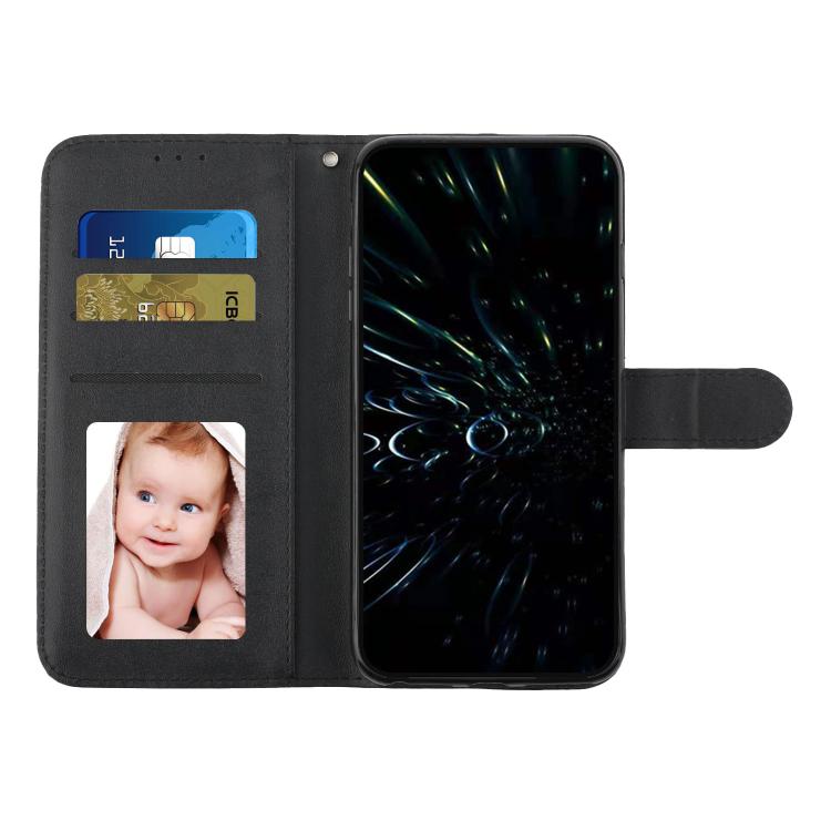 For Google Pixel 10 Pro XL Stitching Calf Texture Buckle Leather Phone Case(Black) - Google Cases by buy2fix | Online Shopping UK | buy2fix