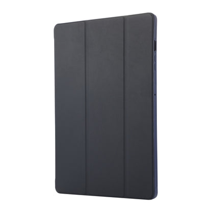 For Samsung Galaxy Tab S9+ / S10+ 3-Fold Pure Color TPU Leather Tablet Case with Pen Slot(Dark Blue) - Galaxy Tab S9+ Cases by buy2fix | Online Shopping UK | buy2fix
