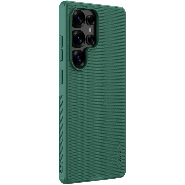 For Samsung Galaxy S25 Ultra 5G NILLKIN Frosted Shield Pro Magnetic Magsafe Phone Case(Green) - Galaxy S25 Ultra 5G Cases by NILLKIN | Online Shopping UK | buy2fix