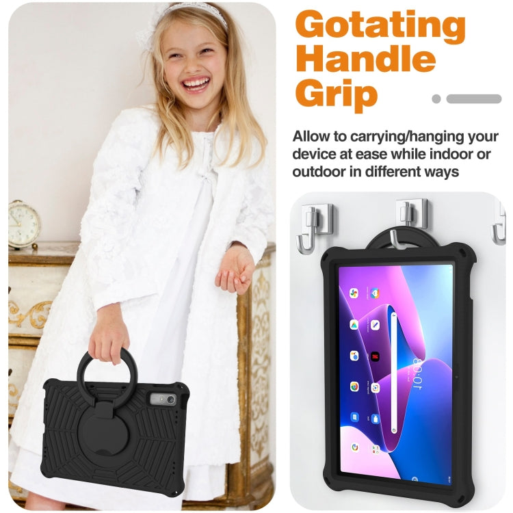 For Lenovo Tab P11 Gen2/P11 Pro/Pad Pro Spider King Silicone Protective Tablet Case(Black) - Lenovo by buy2fix | Online Shopping UK | buy2fix
