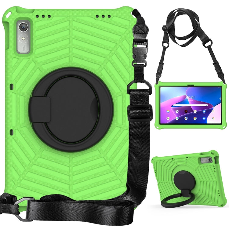 For Lenovo Tab P11 Gen2/P11 Pro/Pad Pro Spider King Silicone Protective Tablet Case(Green) - Lenovo by buy2fix | Online Shopping UK | buy2fix