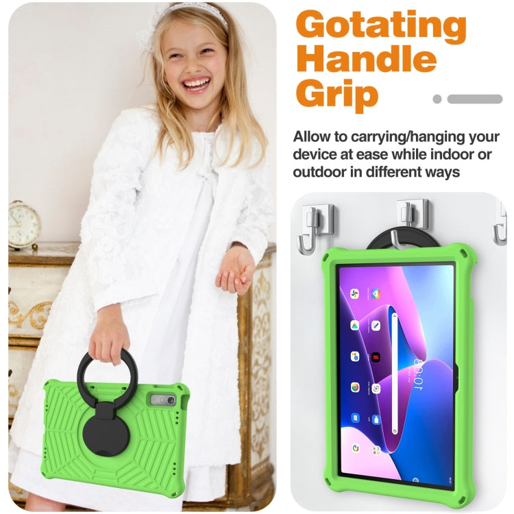 For Lenovo Tab P11 Gen2/P11 Pro/Pad Pro Spider King Silicone Protective Tablet Case(Green) - Lenovo by buy2fix | Online Shopping UK | buy2fix