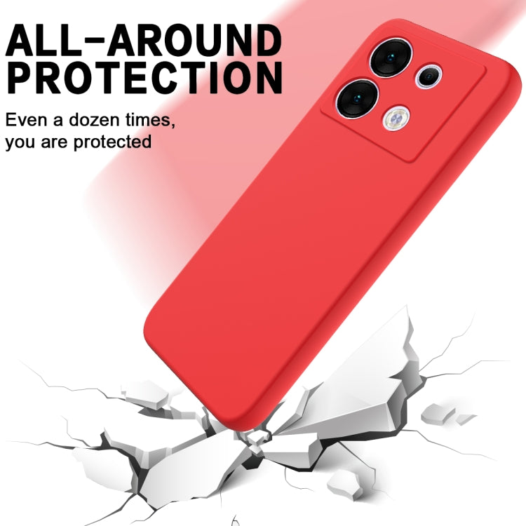 For Infinix Zero 30 5G Solid Color Liquid Silicone Dropproof Full Coverage Phone Case(Red) - Infinix Cases by buy2fix | Online Shopping UK | buy2fix