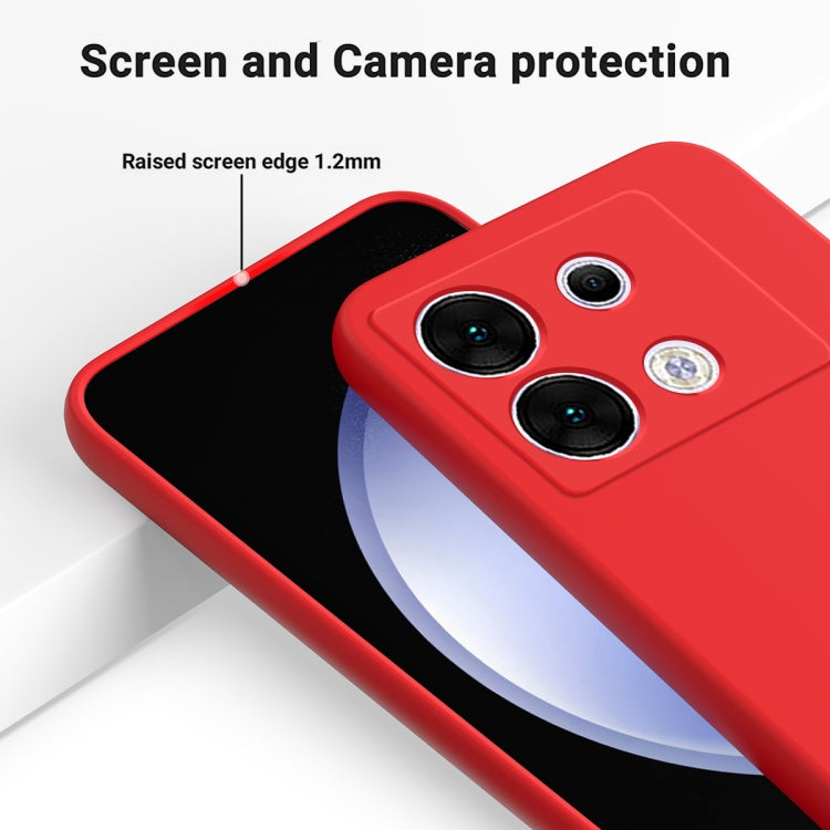 For Infinix Zero 30 5G Solid Color Liquid Silicone Dropproof Full Coverage Phone Case(Red) - Infinix Cases by buy2fix | Online Shopping UK | buy2fix