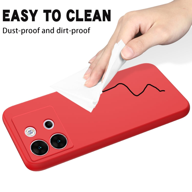 For Infinix Zero 30 5G Solid Color Liquid Silicone Dropproof Full Coverage Phone Case(Red) - Infinix Cases by buy2fix | Online Shopping UK | buy2fix