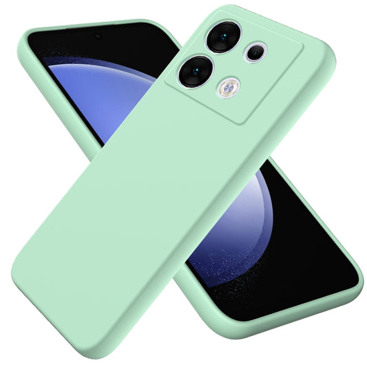 For Infinix Zero 30 5G Solid Color Liquid Silicone Dropproof Full Coverage Phone Case(Green) - Infinix Cases by buy2fix | Online Shopping UK | buy2fix